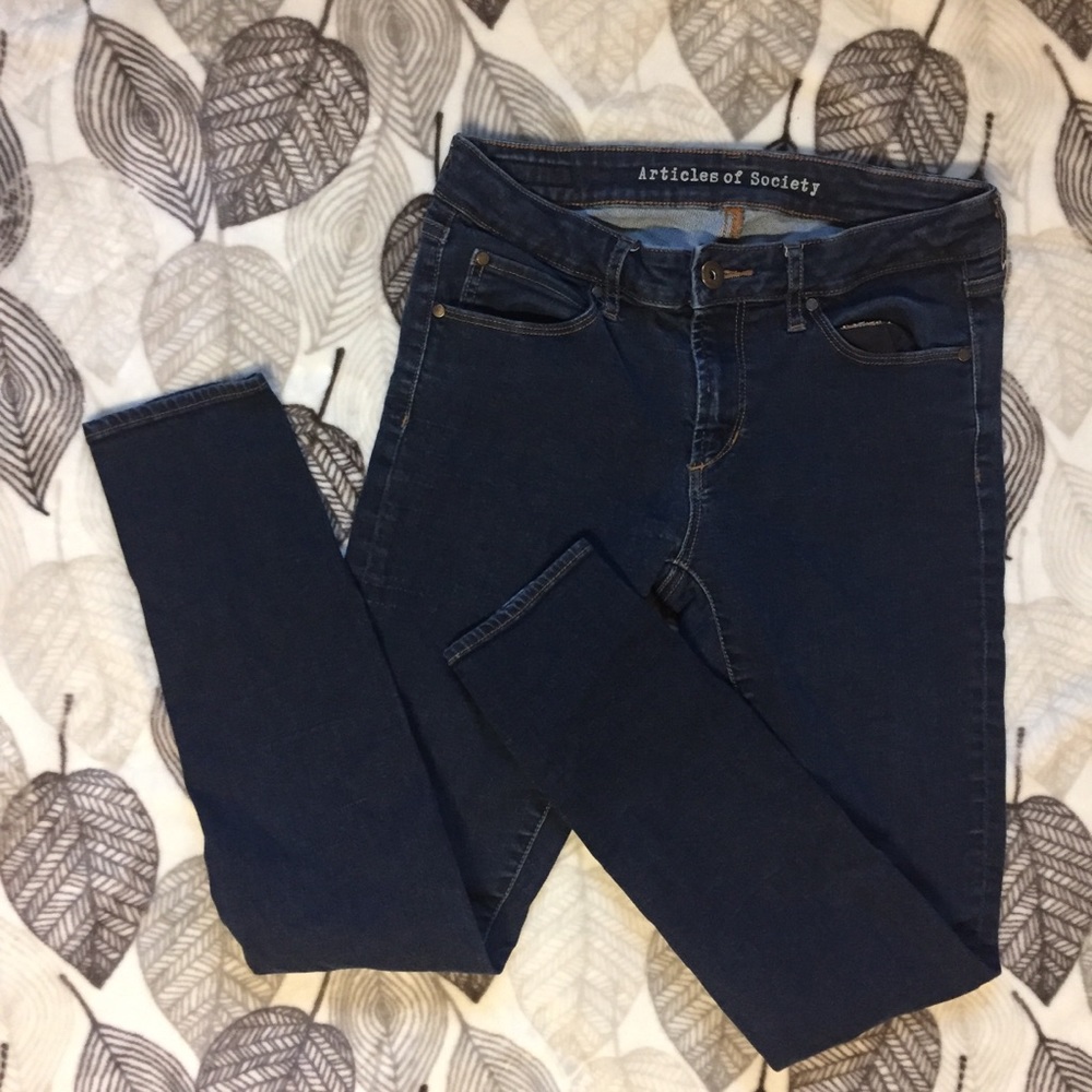 Articals of Society dark wash skinny jeans